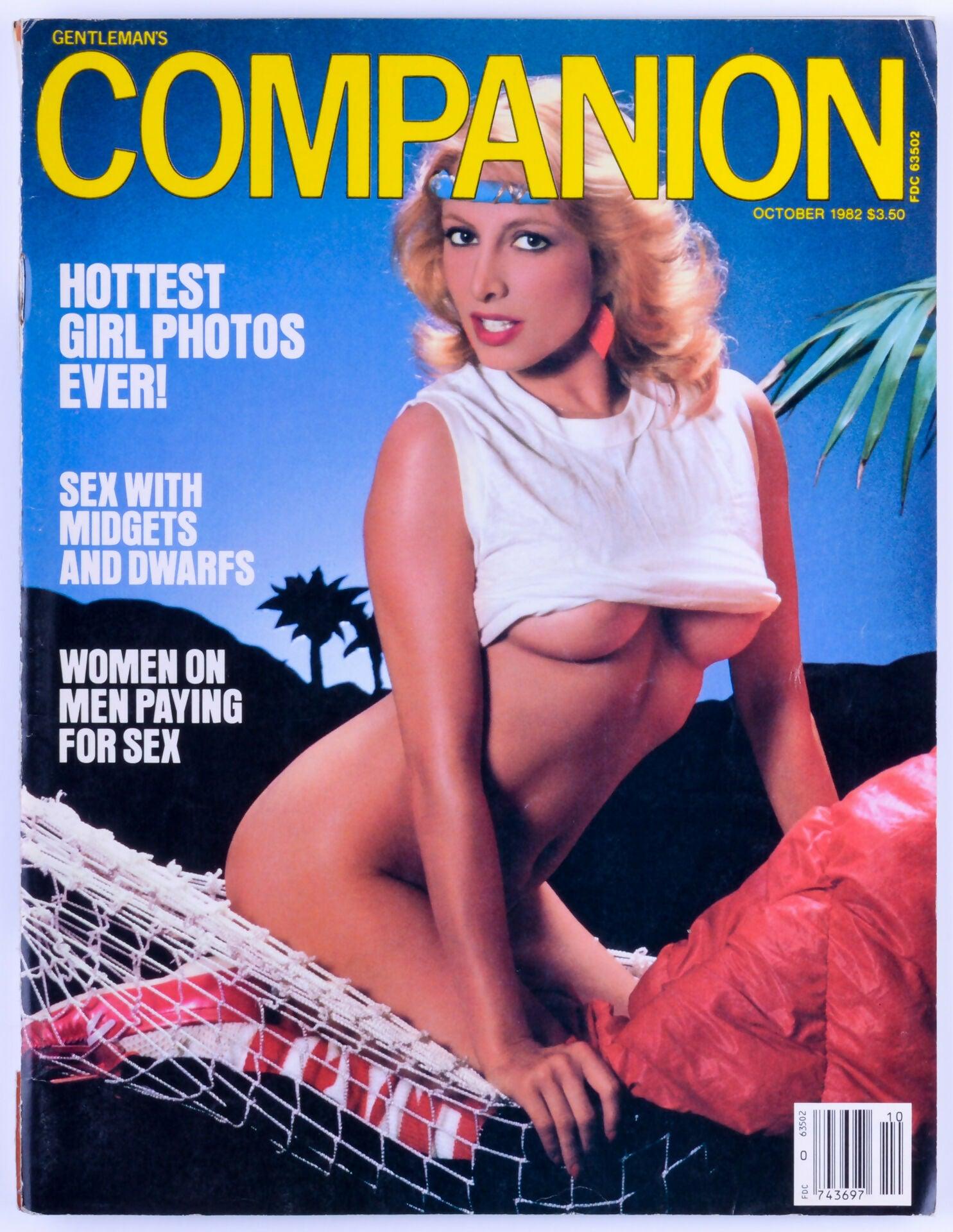 GENTELMAN'S COMPANION Vintage Softcore Adult Magazine Vol. 3 No. 6 October 1982 *Fair* - XXX Marketplace