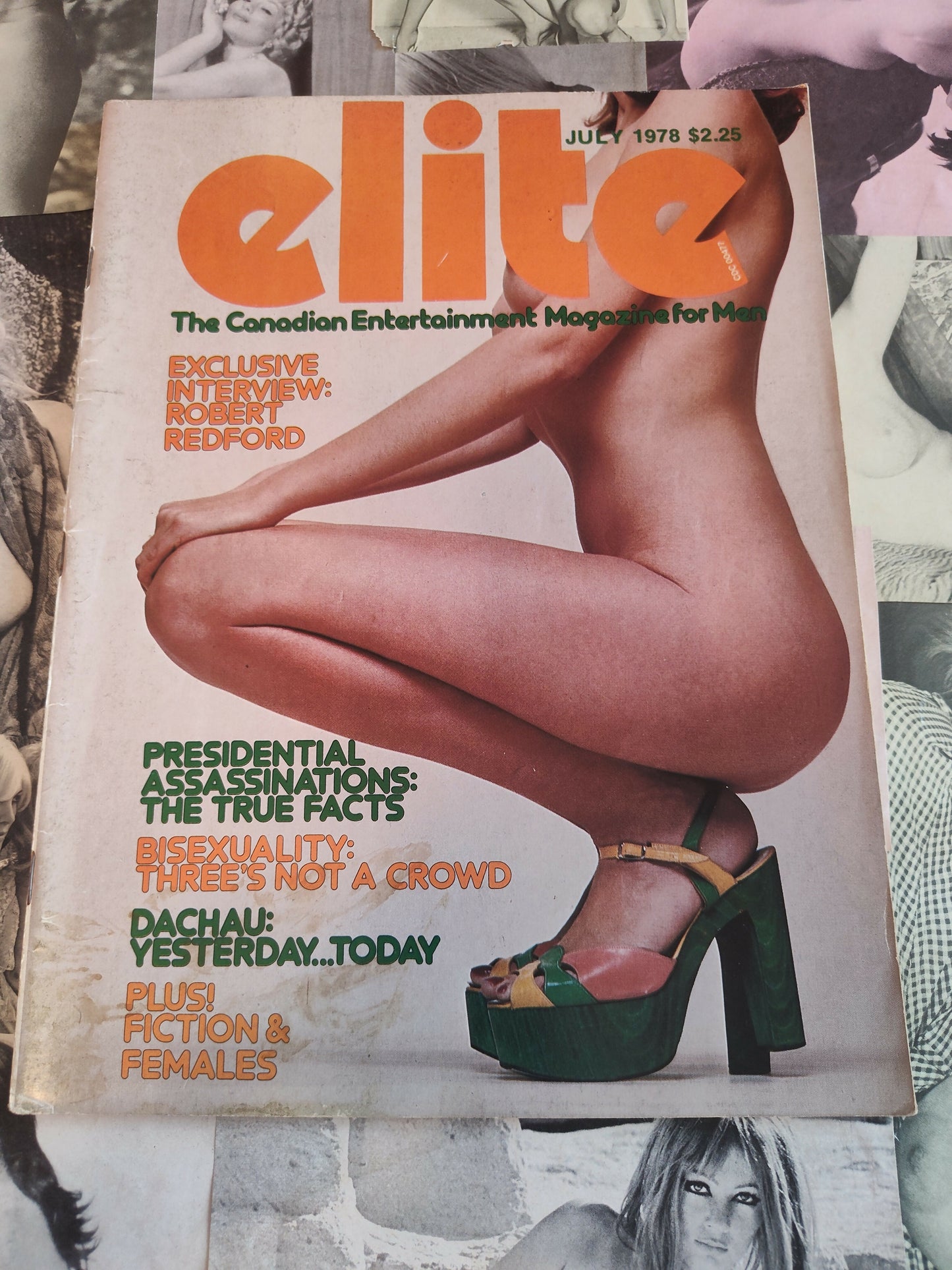 ELITE VINTAGE MEN'S MAGAZINE JULY 1978 (CANADIAN MAGAZINE)