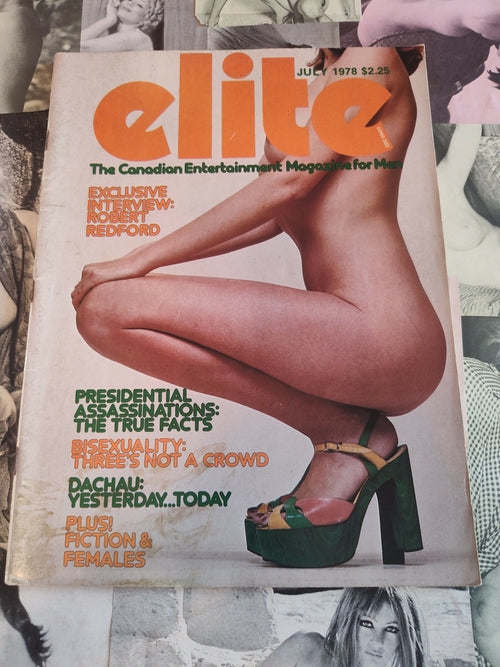 ELITE VINTAGE MEN'S MAGAZINE JULY 1978 (CANADIAN MAGAZINE)