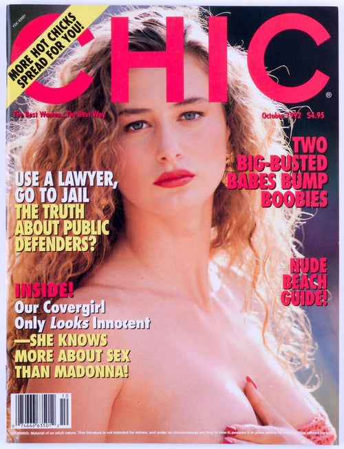 CHIC Softcore Adult Magazine Vol. 16 No. 12 October 1992