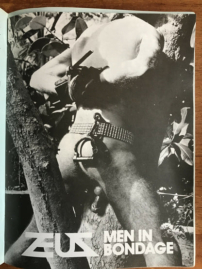Drummer #30 Gay Men's Leather Magazine 1978 Zeus Men of Bondage Poster