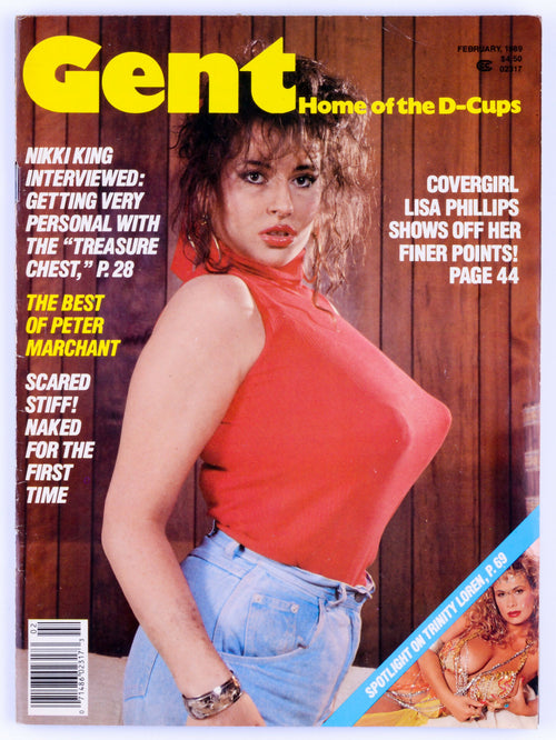 GENT February 1989 Vol. 29 No. 2 Softcore Adult Big Tits Magazine - Lisa Phillips, Trinity Loren, La Dawn, Jessie St. John, Nicolette Rose, Sandi Lopez