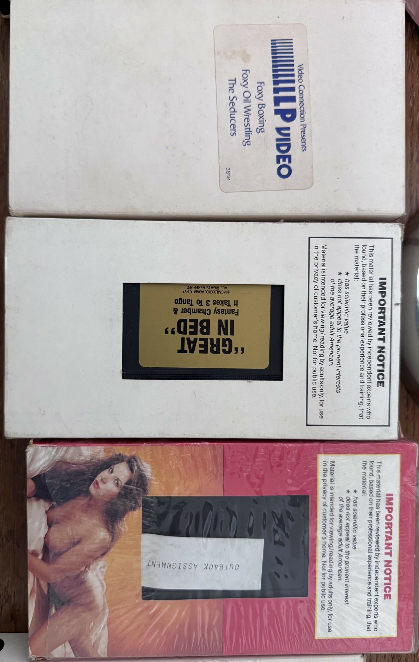 Vintage 90’s VHS Porn - Lot of 55 Tapes