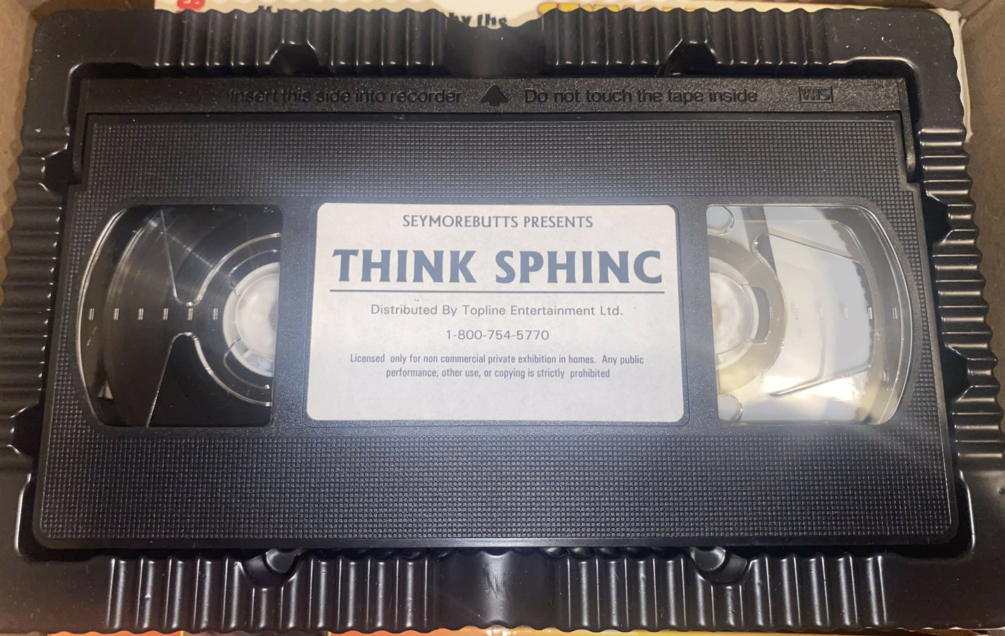 Seymore Butts’ Think Sphinc - VHS - Seymore Butts