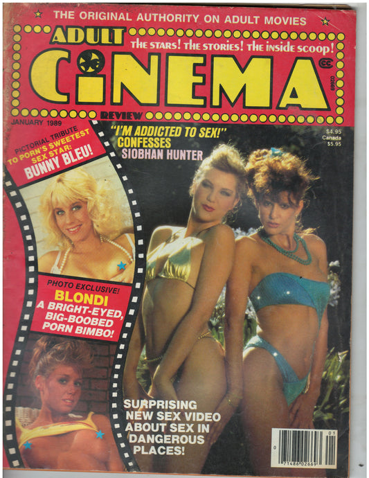 1989 Vintage adult Video Review Inc. Magazine