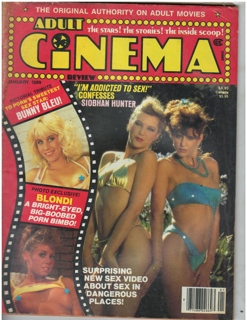 1989 Vintage adult Video Review Inc. Magazine