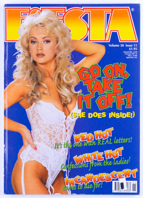 FIESTA 1996 Vol. 30 Issue 11 UK Softcore Vintage Adult Magazine