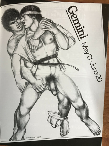 Drummer #30 Gay Men's Leather Magazine 1978 Zeus Men of Bondage Poster