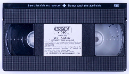 *Rare* WET KISSES Adult VHS Tape ESSEX VIDEO Unknown Publication Date