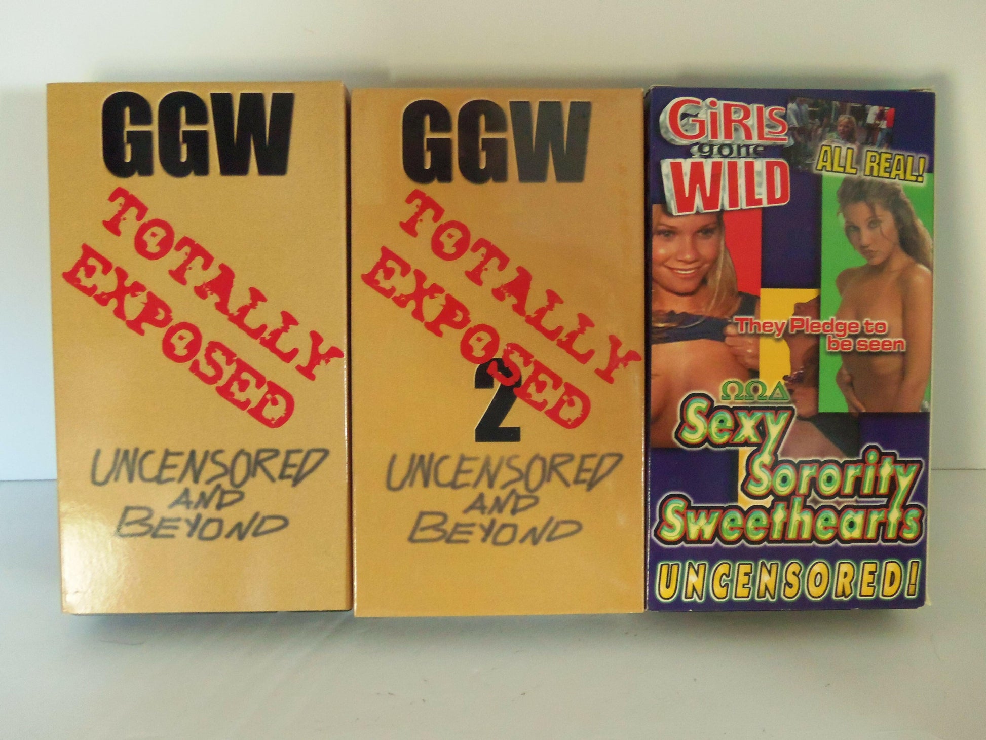 Lot of 3 GGW Girls Gone Wild VHS Video Tapes - XXX Marketplace