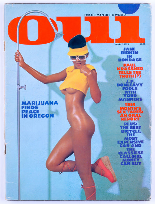 Oui August 1975 Vol. 4 No. 8 Vintage Softcore Magazine - Jane Birkin
