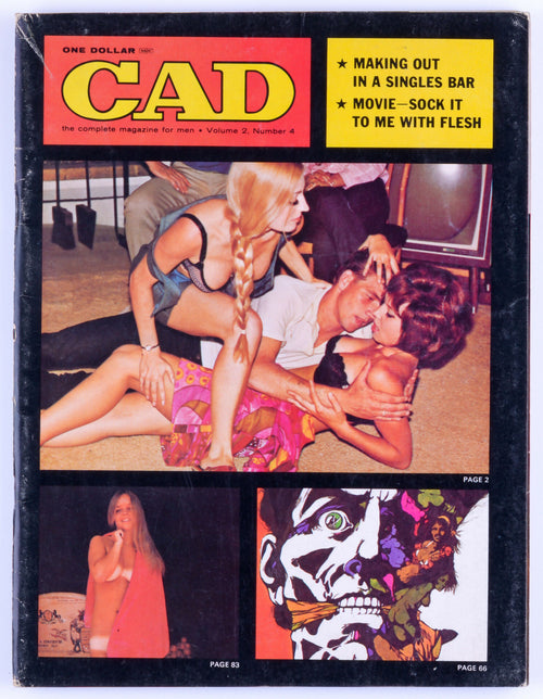 CAD May 1969 Vol. 2 No. 4 Vintage Softcore Adult Magazine