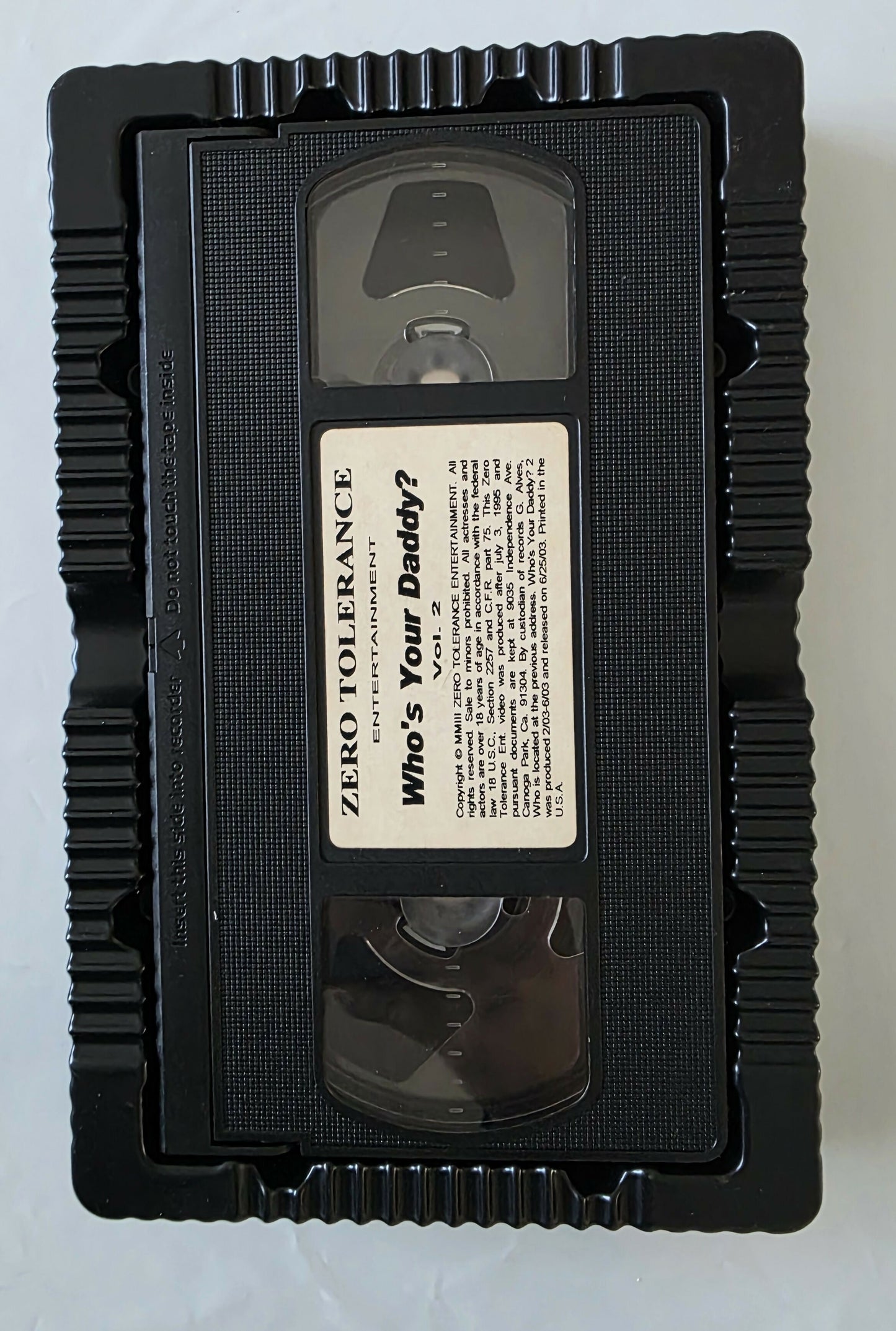 Zero Tolerance Who’s Your Daddy? Vol. 2 (2003) VHS
