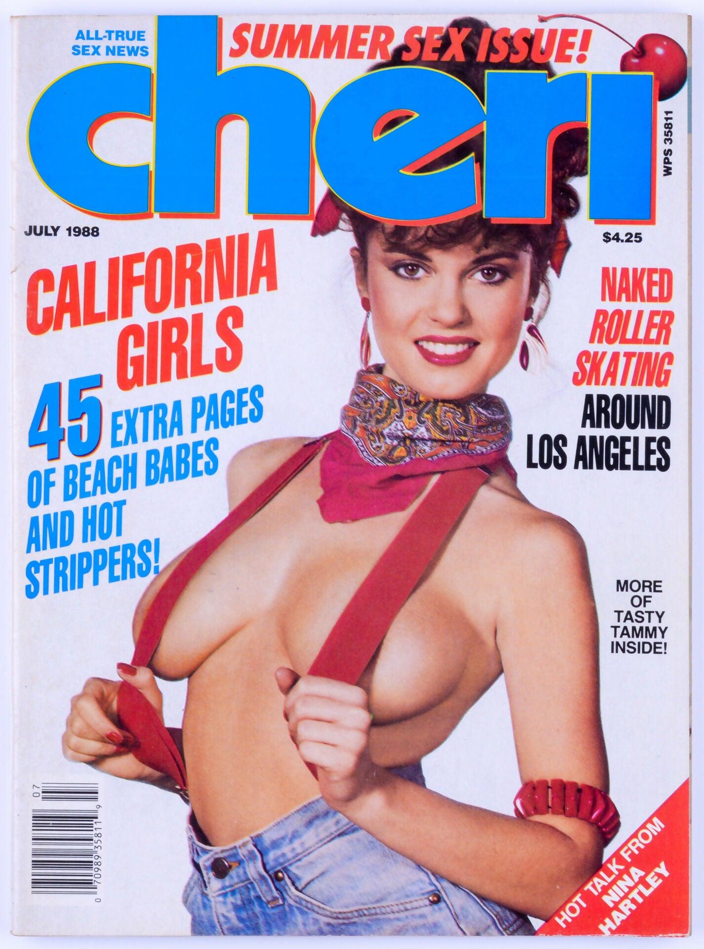 CHERI Vintage Softcore Adult Magazine Vol. 12 No. 12 July 1988 - Candi Kiss *Good To Ex* - XXX Marketplace