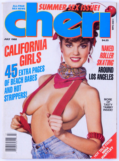 CHERI Vintage Softcore Adult Magazine Vol. 12 No. 12 July 1988 - Candi Kiss *Good To Ex*