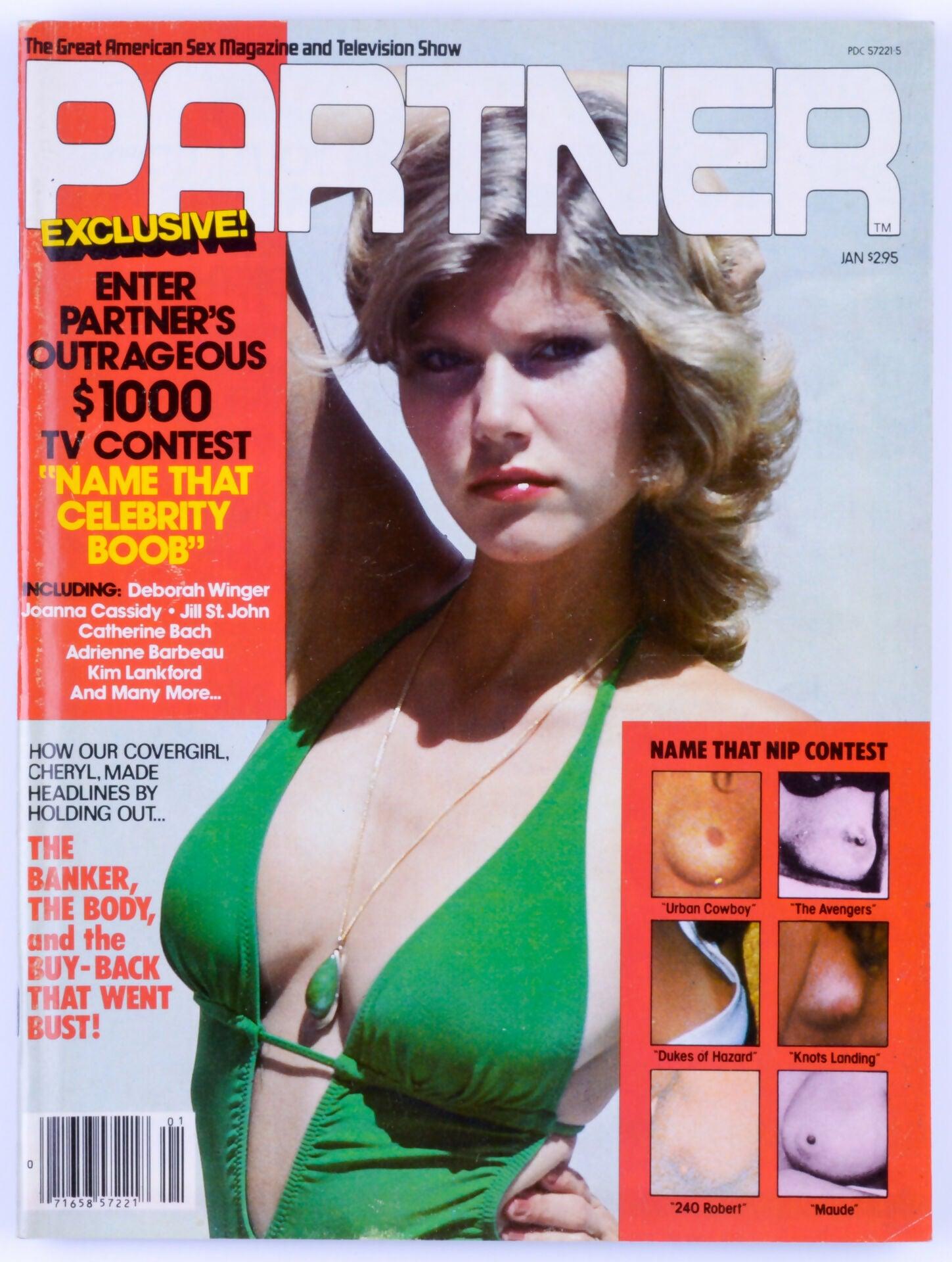 PARTNER January 1981 Vol. 2 No. 8 Vintage Softcore Adult Magazine - Deborah Winger, Joanna St. John, Catherine Bach, Adrienne Barbeau, Kim Lankford - XXX Marketplace