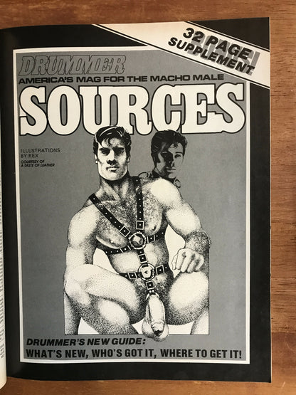Drummer #47 Gay Men's Leather Magazine 1981 Macho Male Anniv. Issue