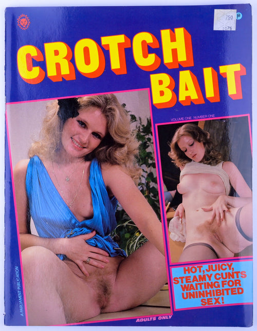 *Rare Premier Issue* CROTCH BAIT 1988 Vol. 1 No. 1 Vintage Hardcore Adult Magazine