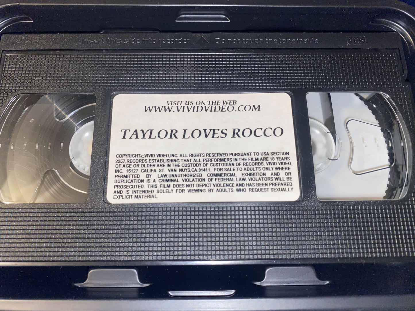 Taylor Loves Rocco VHS