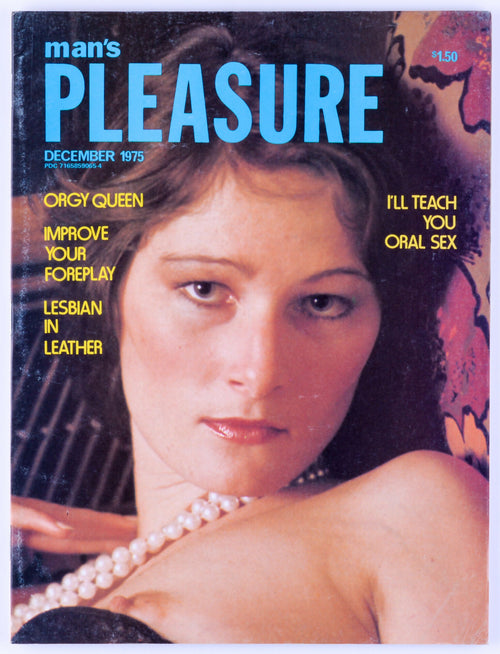 MAN'S PLEASURE December 1975 Vol. 6 No. 1 Vintage Softcore Adult Magazine