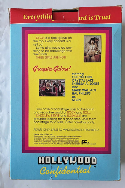 Hollywood Confidential Groupies Galore! (1983) VHS