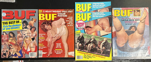 BUF BBW Softcore Vintage Magazine Lot of 4