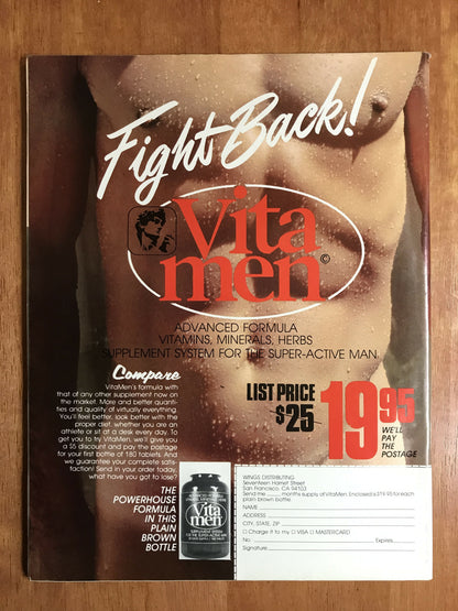 Drummer #63 Gay Men's Leather Magazine 1983 Macho Male Bill Ward