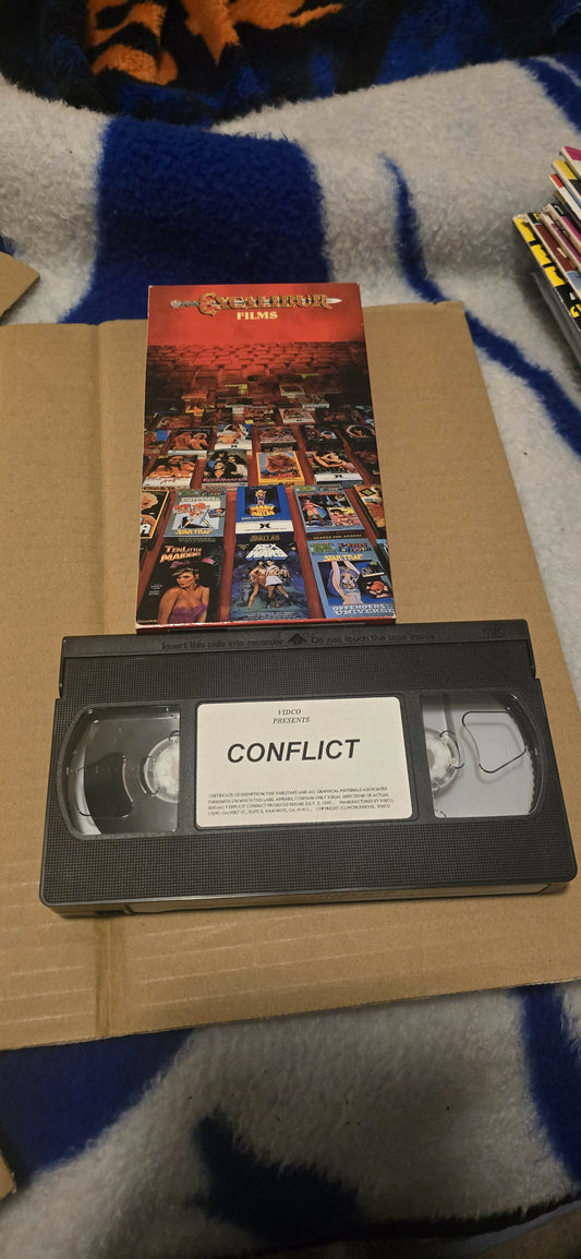 Conflict (VHS) - Excalibur Films - VTDCO Presents - Vintage Adult Feature