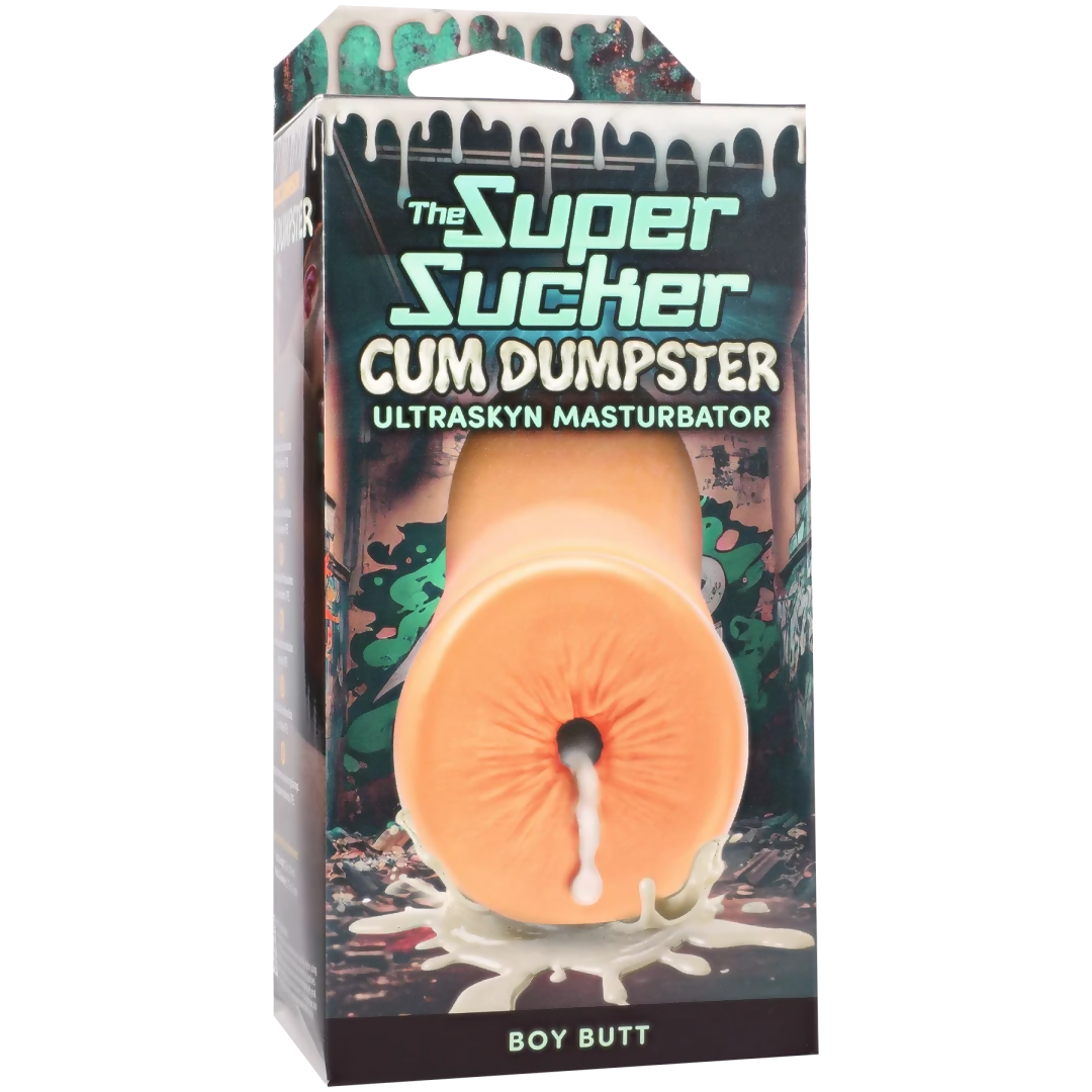The Super Sucker - Cum Dumpster - Boy Butt Ultraskyn Masturbator Vanilla