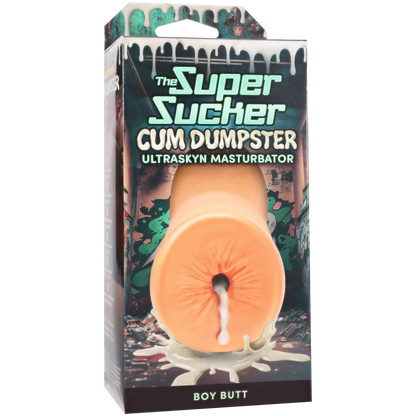 The Super Sucker - Cum Dumpster - Boy Butt Ultraskyn Masturbator Vanilla