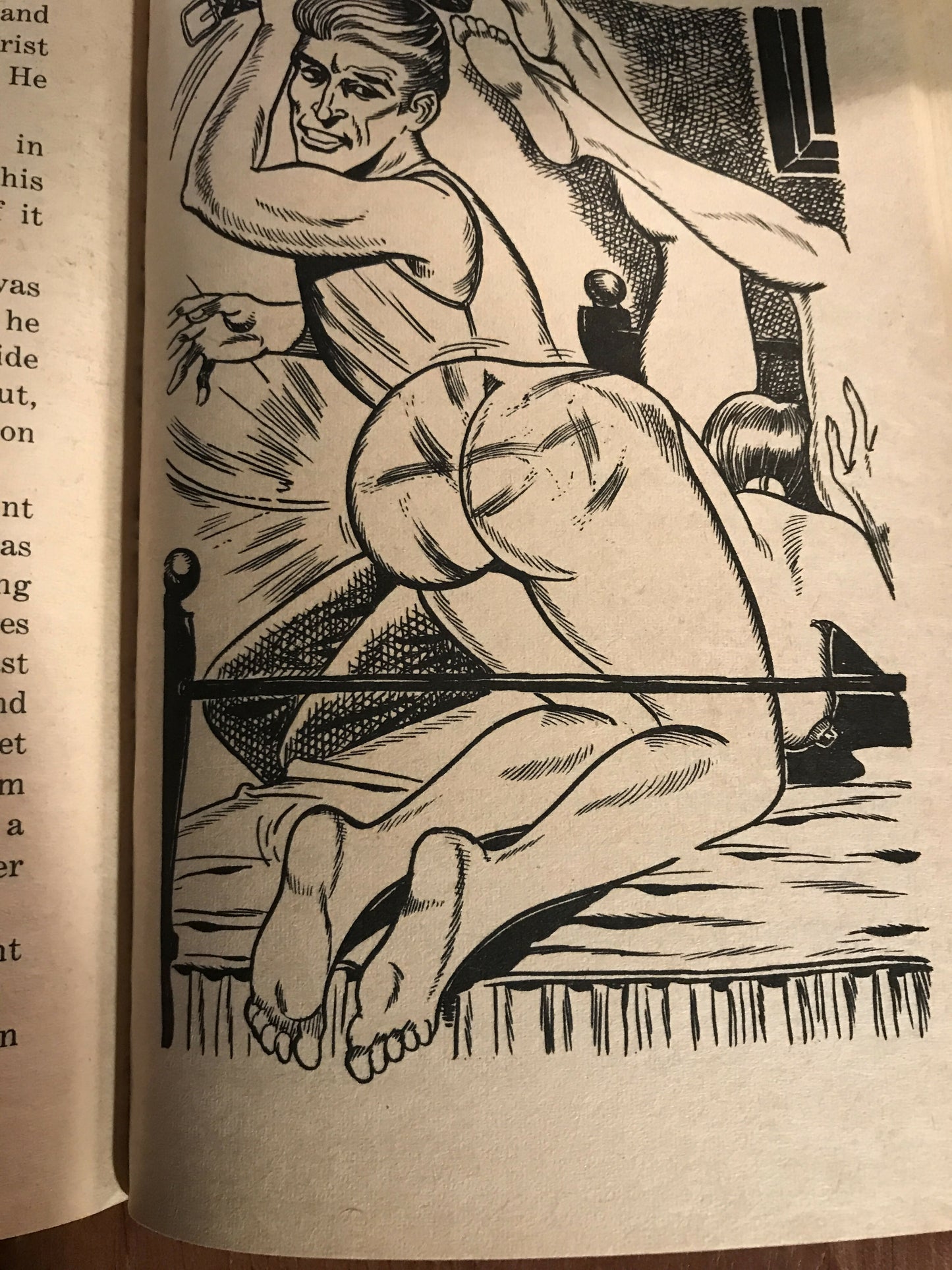 Vintage Illustrated 1971 Pulp Sleaze Book “BONDAGE WITH PASSION" TP-105 Tortura