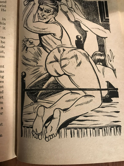 Vintage Illustrated 1971 Pulp Sleaze Book “BONDAGE WITH PASSION" TP-105 Tortura