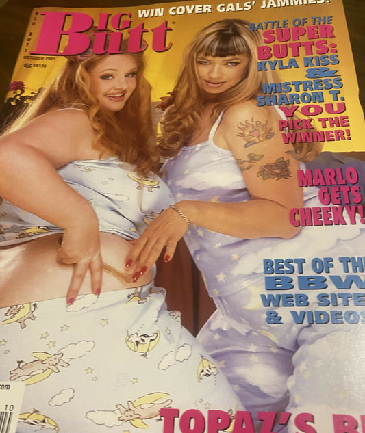 Big Butt Adult Magazine October 2001