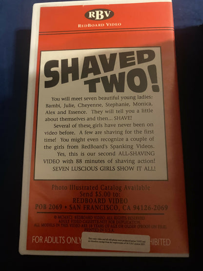 Shaved 2 VHS