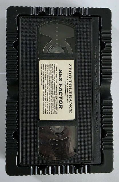 Zero Tolerance Sex Factor (2004) VHS