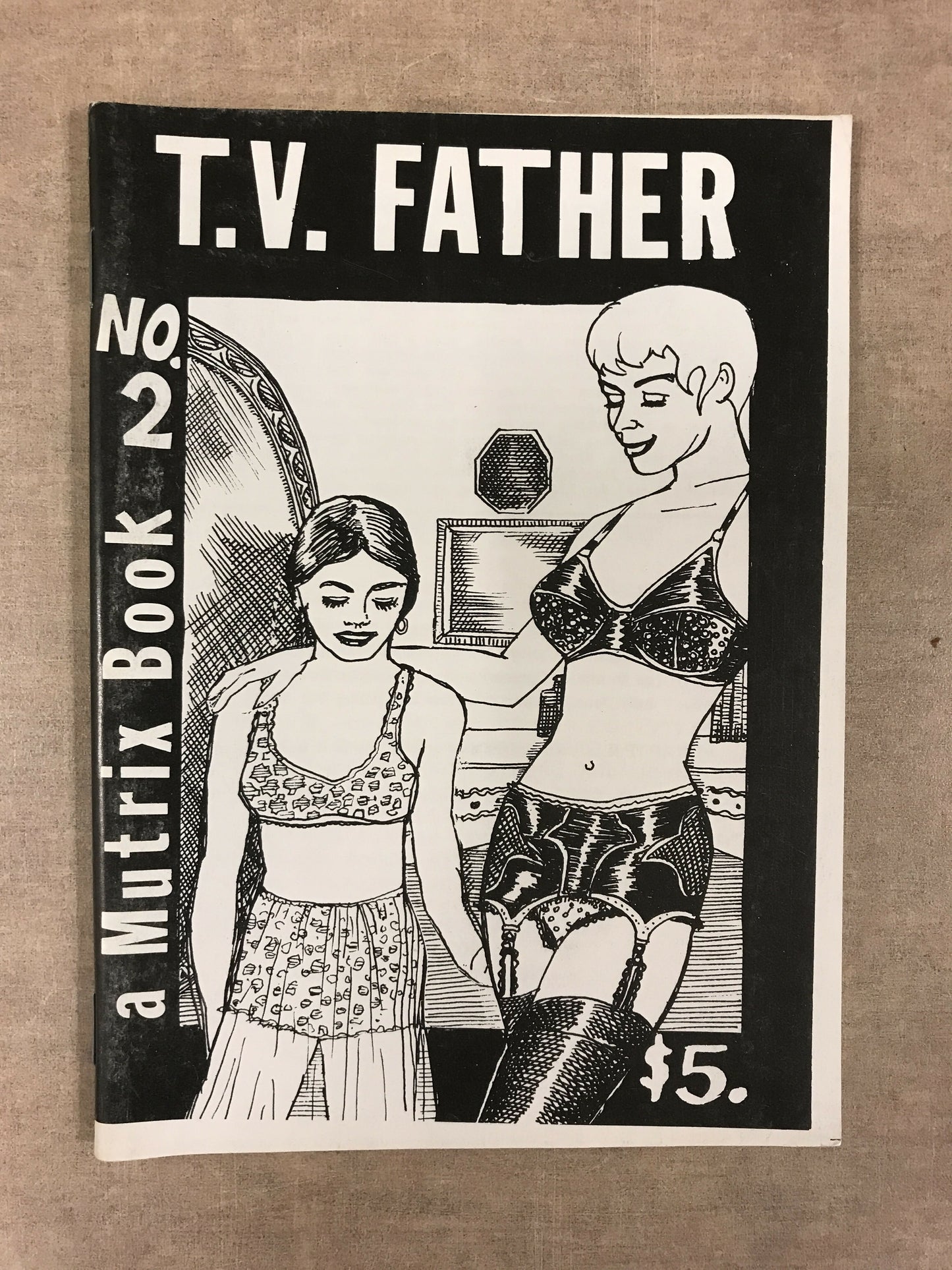 Vintage MUTRIX Book “T. V. FATHER” Transvestite Story & Pictures