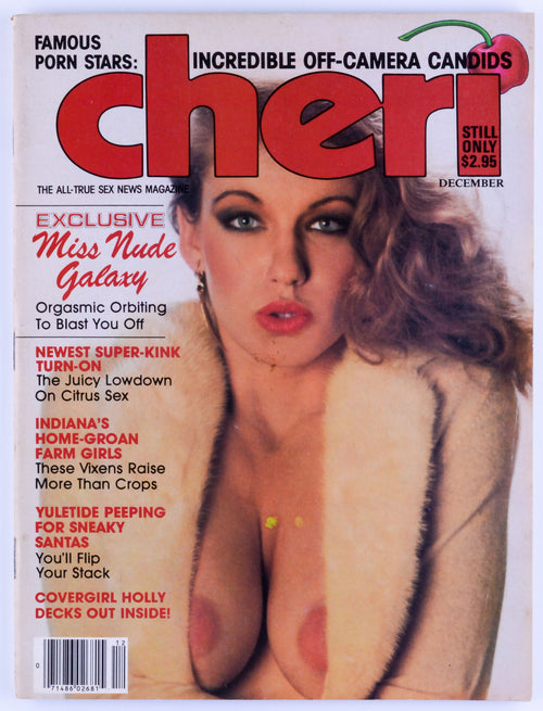 Cheri December 1981 Vol. 8 No. 5 Vintage Softcore Adult Magazine - Includes Trifold Poster