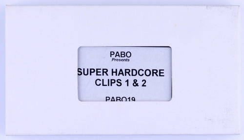 *Rare* PABO PRESENTS SUPER HARDCORE CLIPS 1 & 2 PABO19 VHS Tape Unknown Production Date