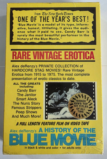 Alex deRenzy's A History of the Blue Movie (1983) VHS