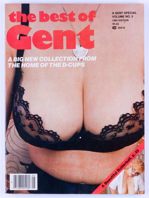 The Best of GENT Special No. 5 1985 Edition Softcore Vintage Adult Big Tits Magazine - Candy Samples, Karen Brown, Justice *Good To Excellent*