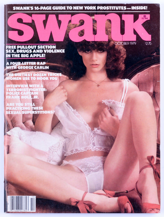 SWANK October 1979 Vol. 26 No. 10 Softcore Vintage Magazine - Pull Out Guide To New York Drugs, Violence & Prostitutes