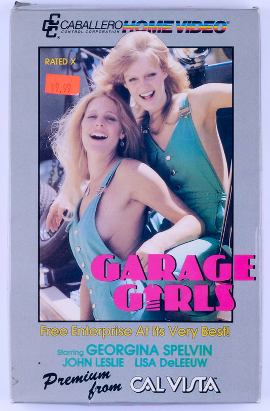 *Rare* GARAGE GIRLS VHS Tape 1985 Starring Georgina Spelvin, John Leslie & Lisa DeLeeuw