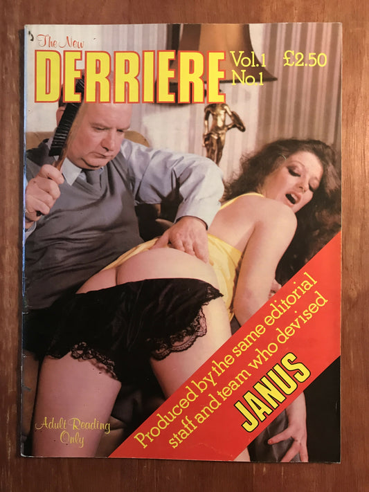 The New DERRIÈRE Vol.1 #1 1981Premier UK Issue by Stop Press Female Spanking Magazine