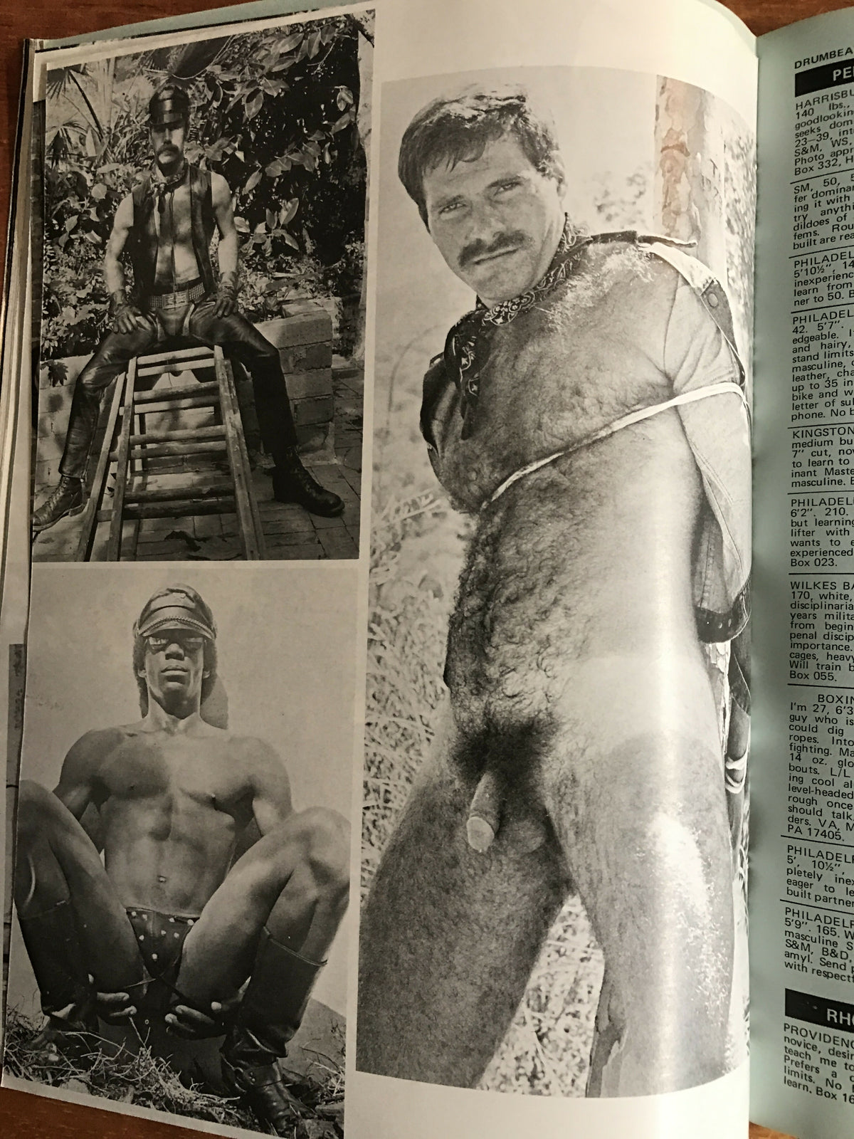 Drummer #30 Gay Men's Leather Magazine 1978 Zeus Men of Bondage Poster