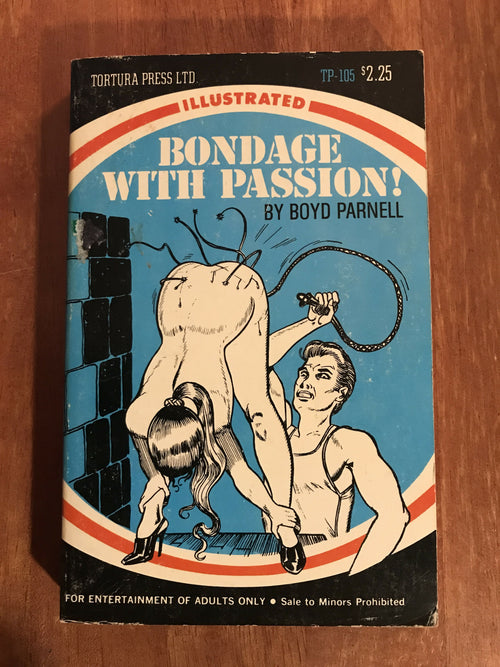 Vintage Illustrated 1971 Pulp Sleaze Book “BONDAGE WITH PASSION
