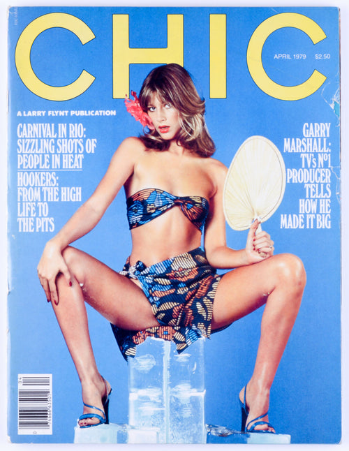 CHIC April 1979 Vol. 3 No. 6 Softcore Vintage Adult Magazine A Larry Flynt Publication - Trifold Poster, Serena
