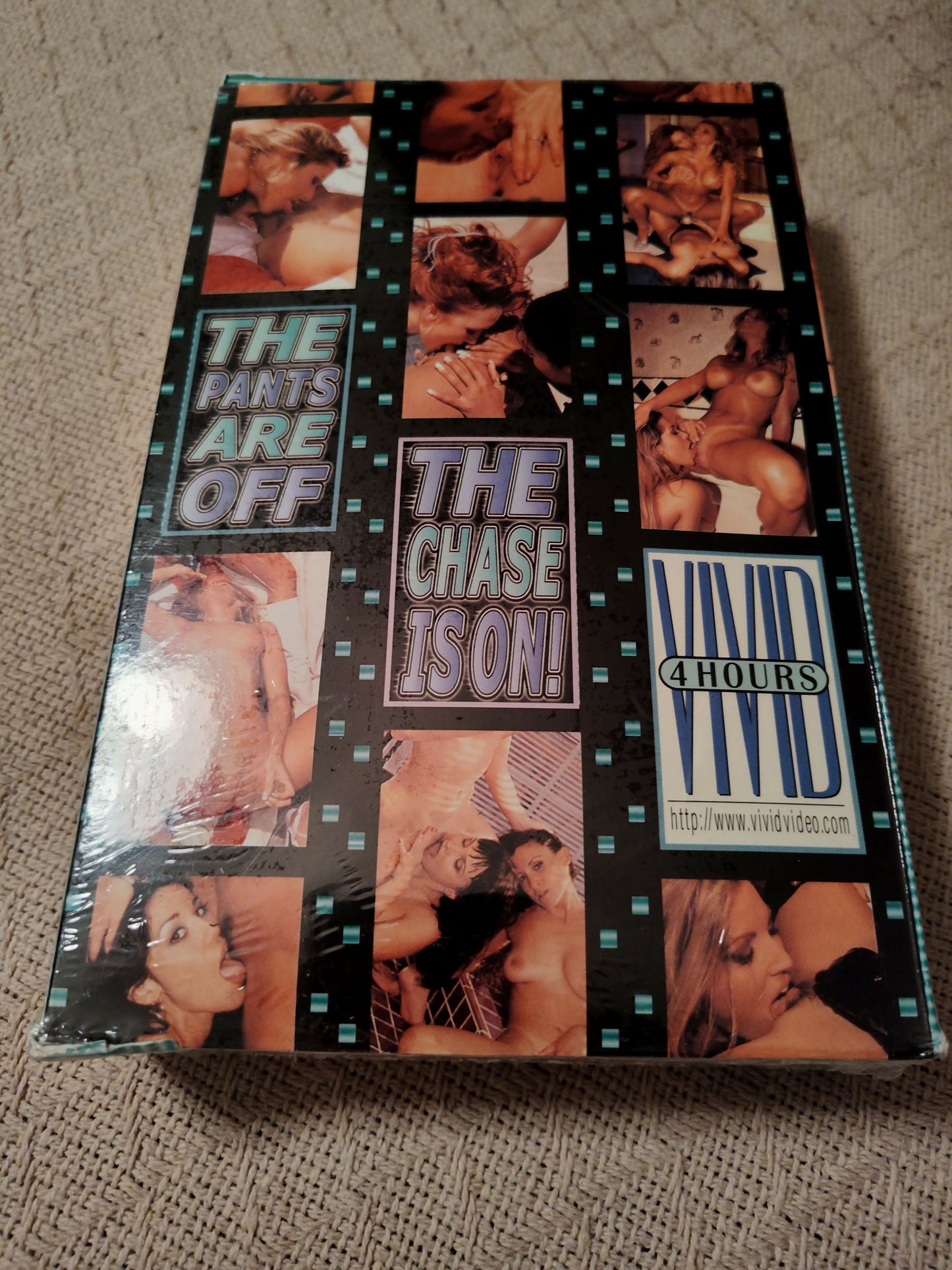 CHASIN' PUSSY 2 CHASEY LAIN KOBE TAI ALL-GIRL LESBIAN 4HRS VINTAGE VIVID VIDEO VHS 1999