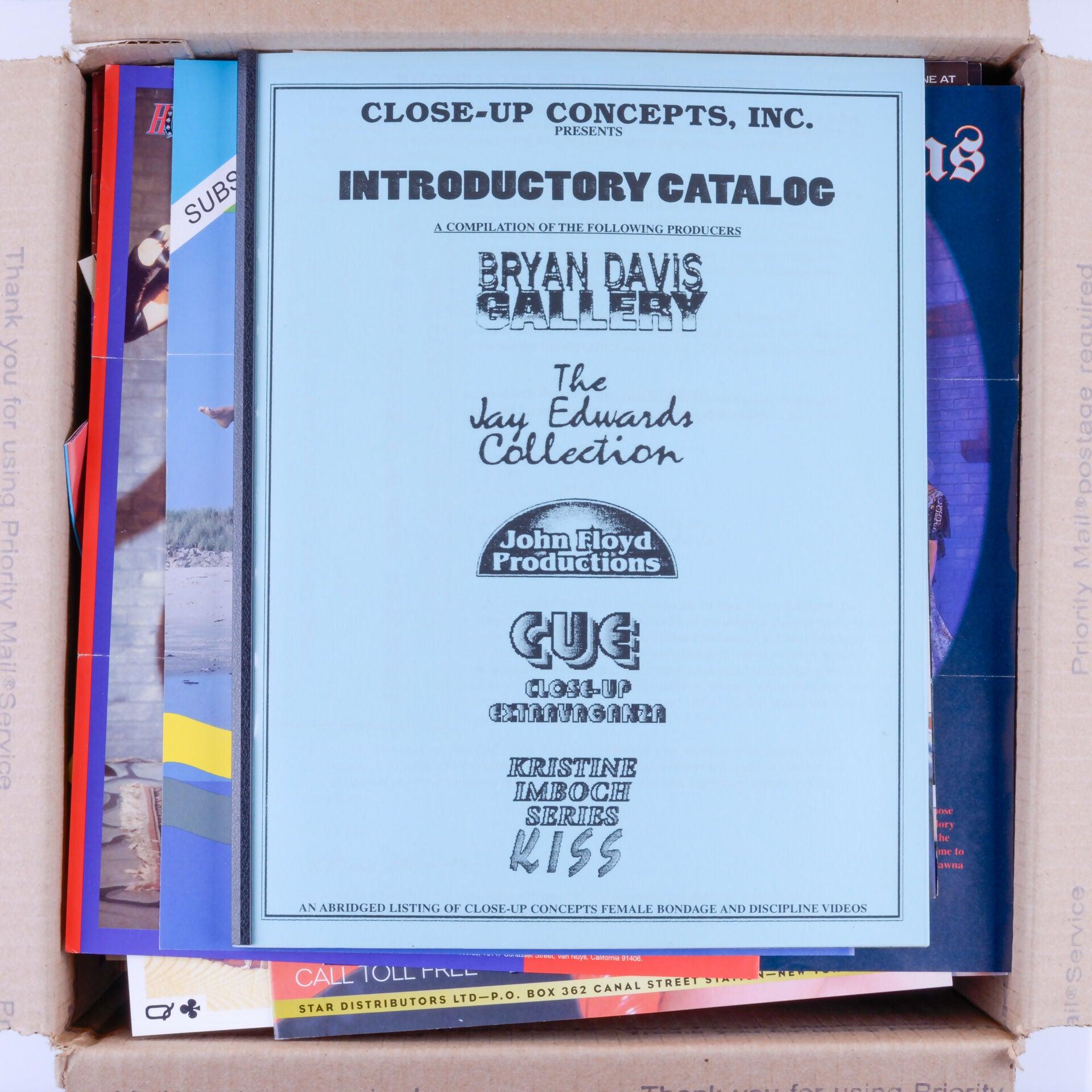 25lb Box Of Catalogs, Ads, Pamphlets, Loose Covers, Pages & Epherma - XXX Marketplace