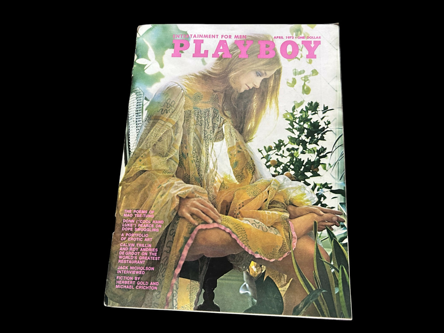 Vintage Playboy Magazine April 1972