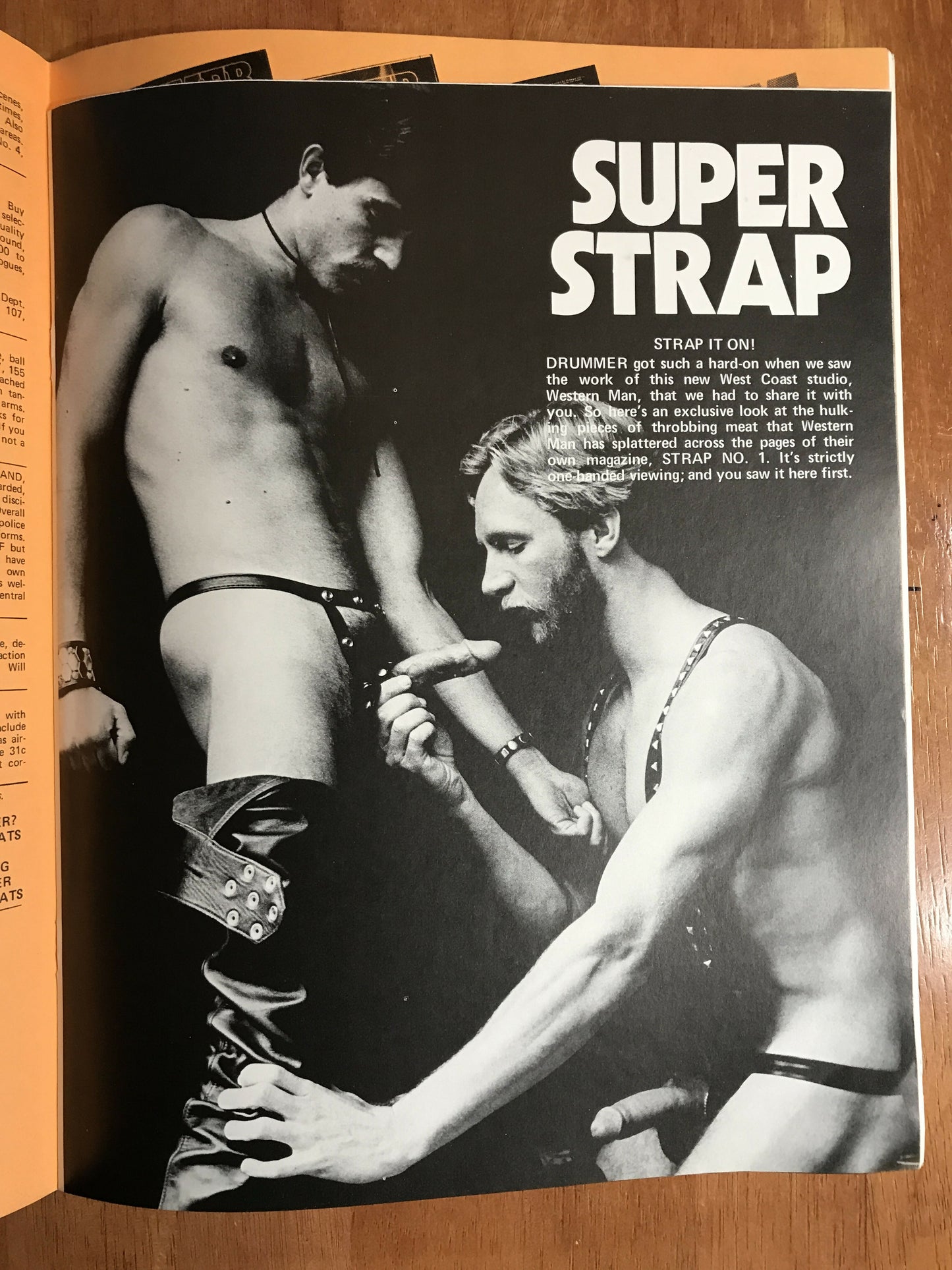 Drummer #32 Gay Men's Leather Magazine 1978 Macho Male Bill Ward
